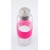 Butelka szklana GLASSI 520 ml z różową opaską