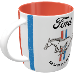 Kubek z logo Ford Mustang Horse & Stripes