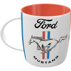 Kubek z logo Ford Mustang Horse & Stripes