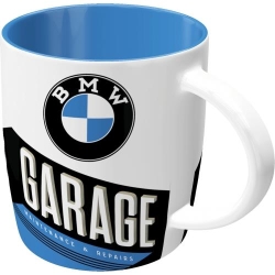 Kubek do kawy z logo BMW - kubek z nadrukiem Garage BMW