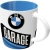 Kubek do kawy z logo BMW - kubek z nadrukiem Garage BMW
